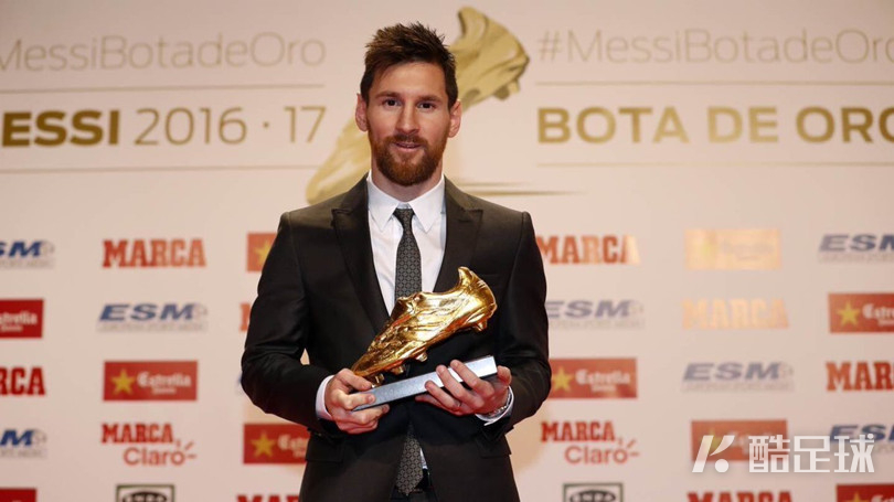 2009、2011、2012、2016、2017、2018年欧洲金靴奖得主利昂内尔·梅西（Lionel Messi）