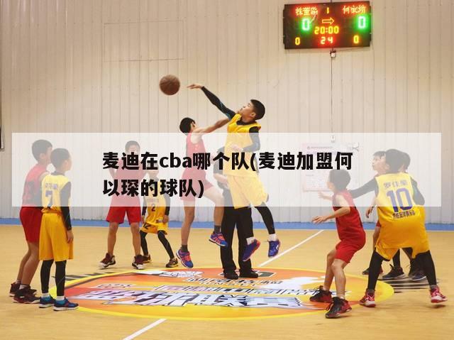 麦迪在cba哪个队(麦迪加盟何以琛的球队)