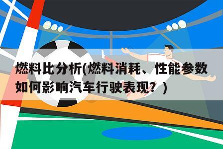 燃料比分析(燃料消耗、性能参数如何影响汽车行驶表现？)